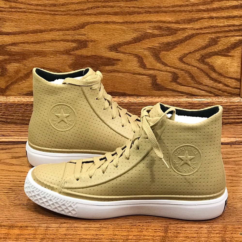 Converse CTAS Hi Modern Hi Khaki Beige Shoes